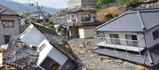 阪神大震災の住宅倒壊